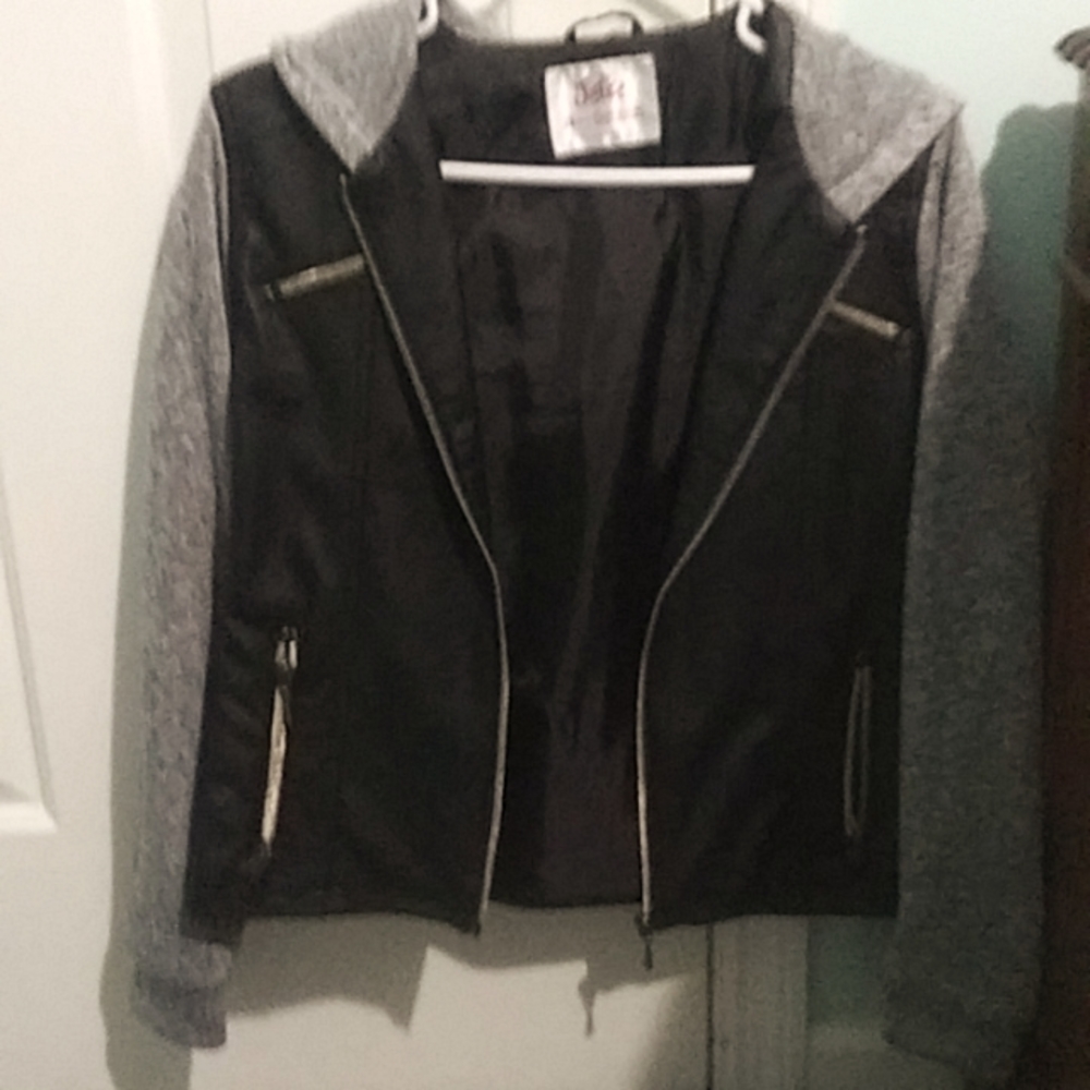 Justice size 18 plus leather jacket